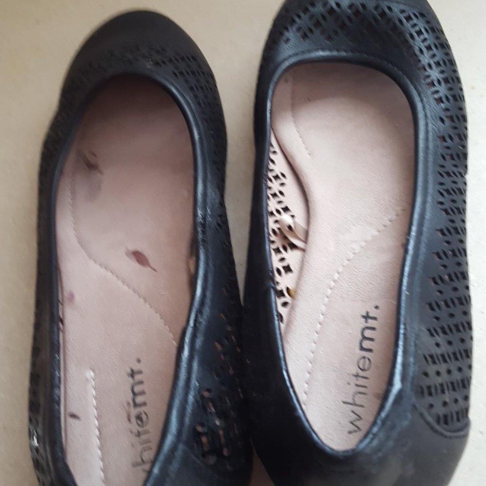 WHITE MT WOMENS SHOES BLACK SIZE 7.5